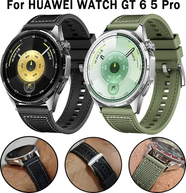 Huawei Uhrenarmband Silikon, 22 mm, Unisex - Bild 1