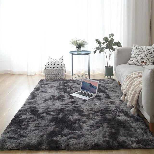 Waschbarer und rutschfester Teppich von Yiran Furniture in modernem Design, B/T: 80 x 200 cm, erhältlich in Schwarz, Weiß oder Grün - Bild 1