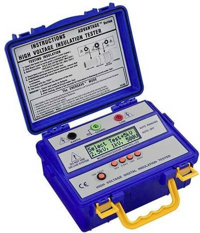 PCE Instruments Isolationsmessgerät PCE-IT414 in Schwarz und Blau, B/T/H: 25,0 x 19,0 x 11,0 cm - Bild 1