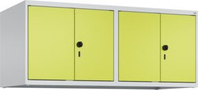 C+P Aufsatzschrank Classic PLUS mit 4 Abteilen, Stahl, Lichtgrau, B/T/H: 120 x 50 x 50 cm - Bild 1