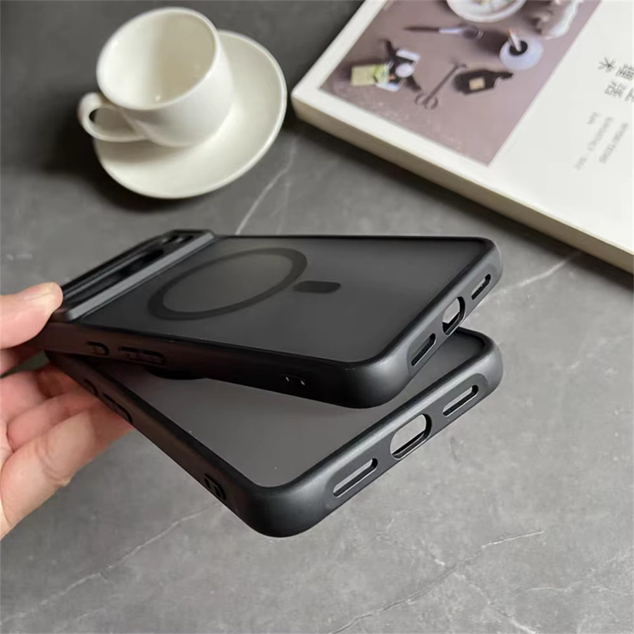 MagSafe magnetische Handyhülle für Google Pixel 11 10 9 8 7 6 Pro XL, transparent und matt, stoßfeste Schutzhülle mit kabellosem Laden - Bild 3