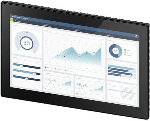 Siemens 6AV2128-3QB36-0AX1 SPS-Bedienpanel in Schwarz mit Ethernet/LAN - Bild 1