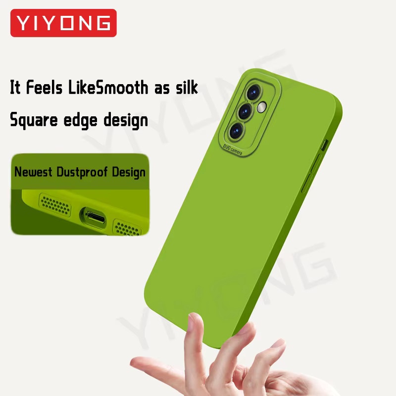 YIYONG Silikon Softcover für Samsung Galaxy A54 A55 A56 5G in Gelb und Grün - Bild 2
