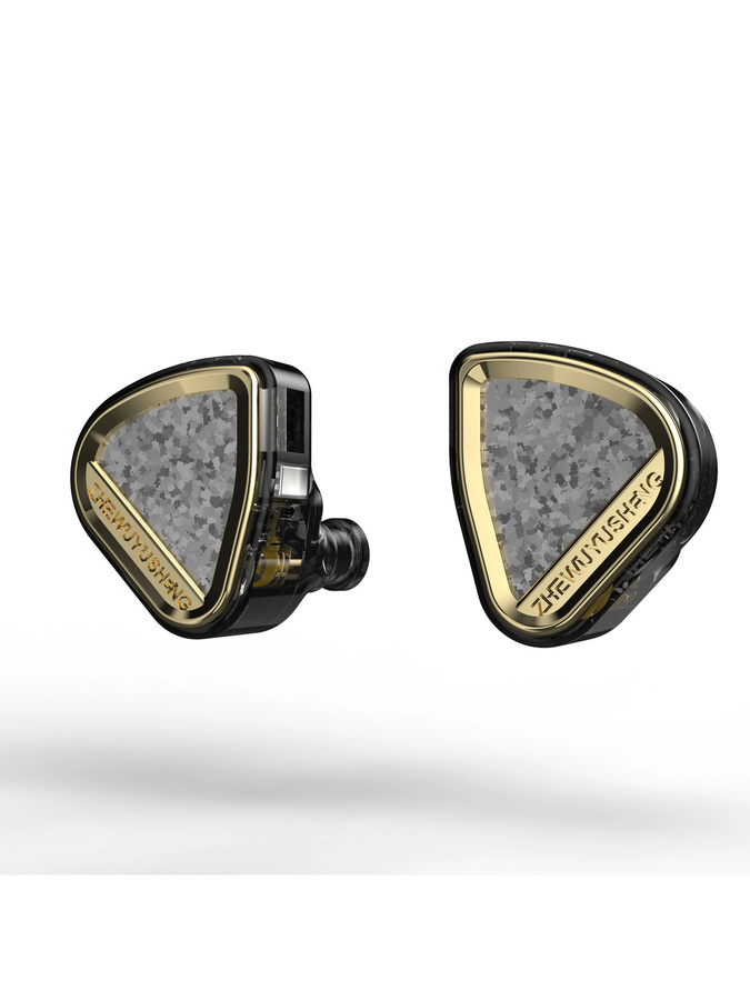 ZHESONUS Black Rock Star BRS In-Ear-Monitor HIFI Gaming-Kopfhörer mit Multi Driver Dynamic Planar Magnetic in Schwarz und Silber - Bild 2