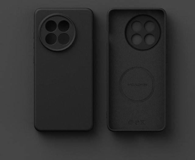 MagSafe Magnetische Flüssigsilikon Handyhülle für OnePlus 12, 13, 15 und ACE5 Pro, Schwarz, Matte Schutzhülle - Bild 1