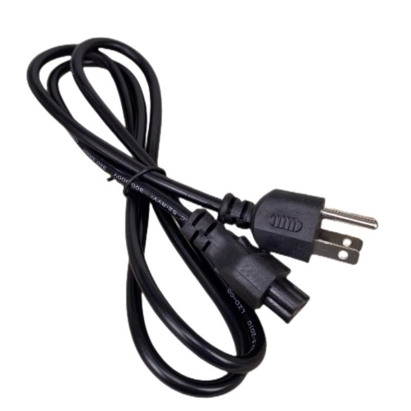 Fengyidz Netzteil Adapter USA Stecker auf IEC C5 Netzkabel, Schwarz, Länge: 1,2 m - Bild 3