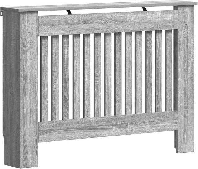vidaXL Heizkörperabdeckung in Graues Sonoma mit vertikalem Latten-Design, B/T/H: 112 x 19 x 81,5 cm - Bild 1