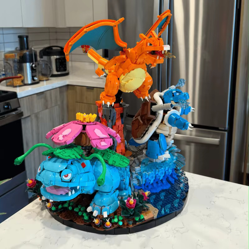 Potdemiel Frosch Feuerdrache Wasserschildkröte Bausteine, 6838 Teile, ab 14 Jahren - Bild 4