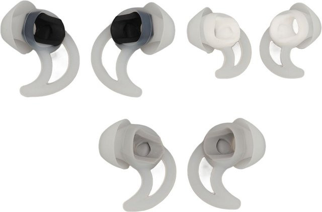 3 Paar DIYelecs Silikon Ohrstöpsel Ersatz Spitzen für QC20 QC30 in Transparent - Bild 1