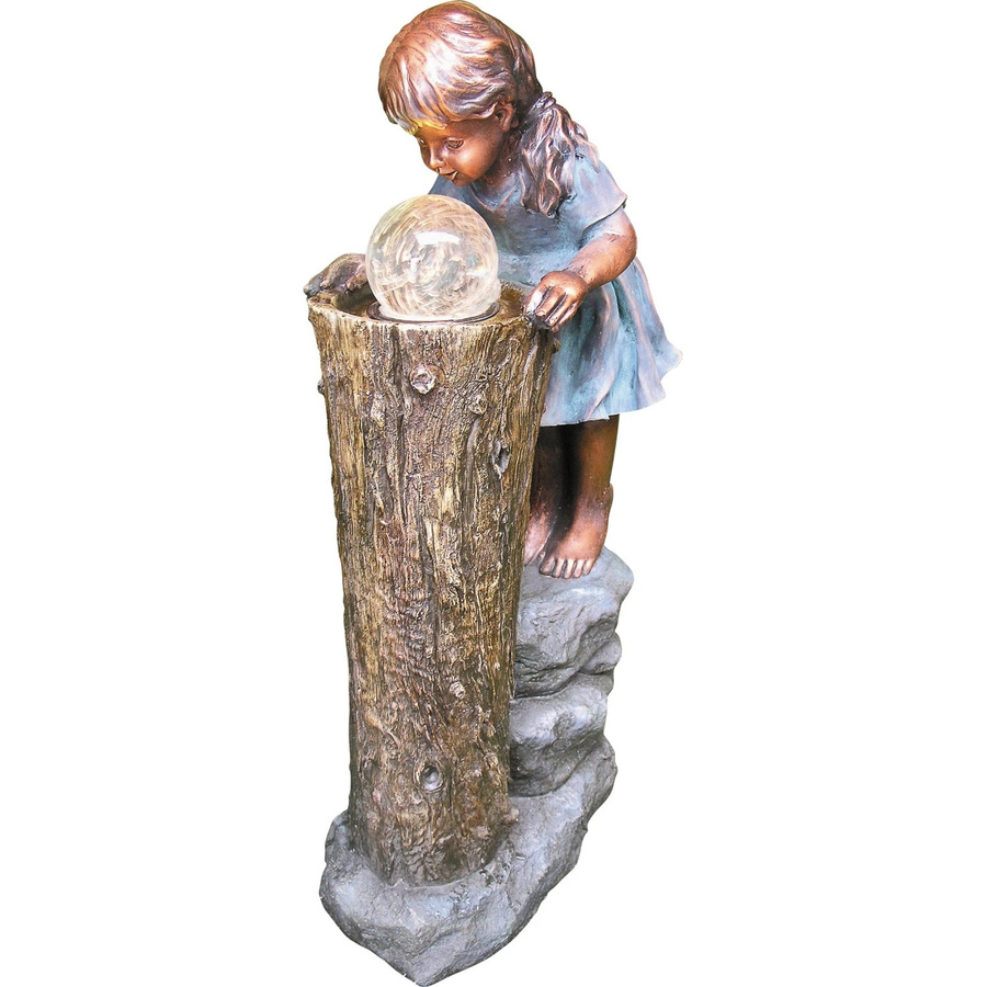Granimex Gartenbrunnen Zhisheng aus Polyresin in Braun mit Pumpe, H x B x T: 83 x 41 x 23 cm - Bild 2