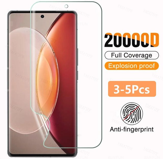 3-5 Stück Hydrogel Displayschutzfolie für vivo X90 Pro Plus, V21, V25e, Y35, Y33s in Transparent - Bild 1