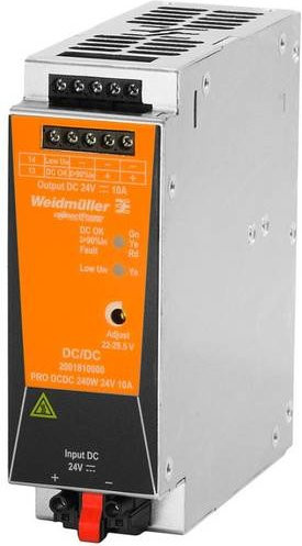 Weidmüller DC/DC-Wandler 2001810000 24 V/DC 10A 240W mit 1 Ausgang in Multicolor - Bild 1
