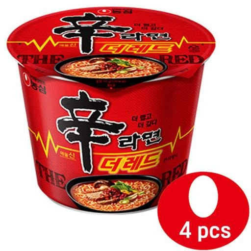 Nongshim Shin Ramyun The Red Big Cup 4 x 117 g - Bild 1