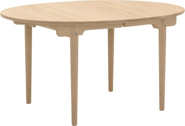 Carl Hansen & Søn CH337 Esstisch aus Massivholz in Eiche oder Walnuss, oval und ausziehbar, Braun - Bild 1