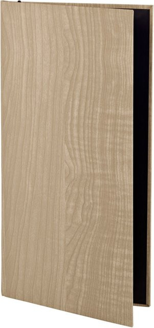 VEGA Speisekarte Lenio ohne Prägung im Barformat, Farbe: sand, B/H: 16,3 x 33,5 cm - Bild 1