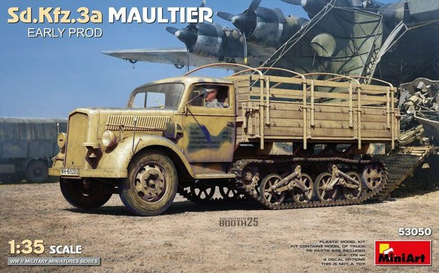 Miniart Sd.Kfz.3a Maultier - Early Production, Fahrzeug, Kunststoff - Bild 1