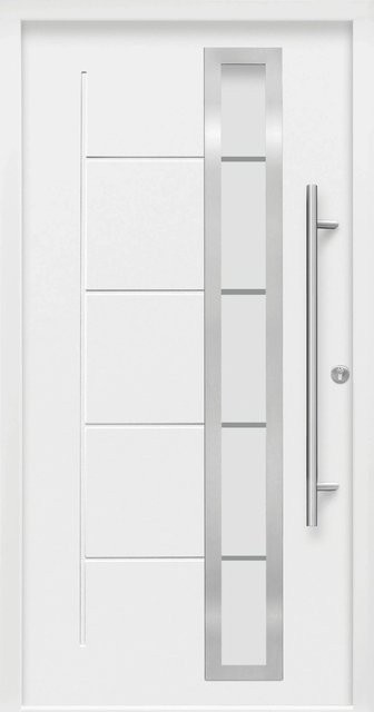 Haustür Thermospace Paris Prime in Weiß mit Glaseinsatz, Anschlag Rechts, B: 100 cm, H: 210 cm - Bild 1