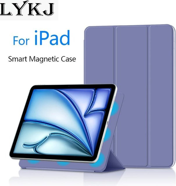 Smart Folio Magnetische Schutzhülle für Apple iPad Air 11/13 Zoll M3 M2, iPad Pro 11/12,9 Zoll, iPad Mini 6/7 und iPad 10,9 Zoll in Grün - Bild 1