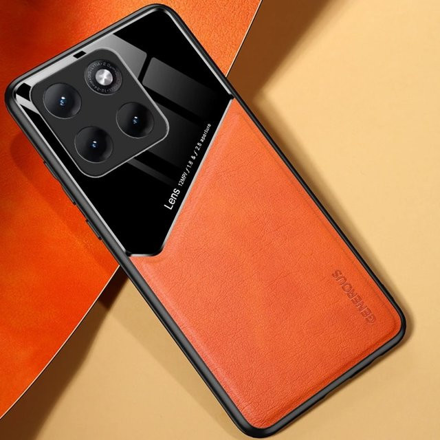 Luxuriöse Magnet-Handyhülle aus PU-Leder für Motorola Moto Edge 70 Fusion, Moto Edge 60 Pro, Moto X70 Air in Rot - Bild 1