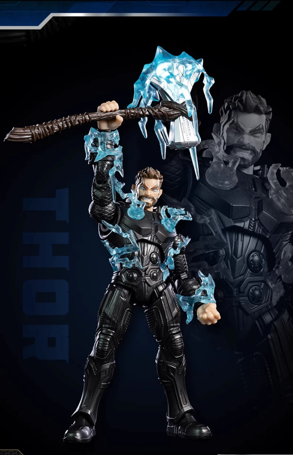 Blokees Marvel Avengers Iron Man Mark 85 Captain America Thor, Actionfigur, Modellsammlung - Bild 3
