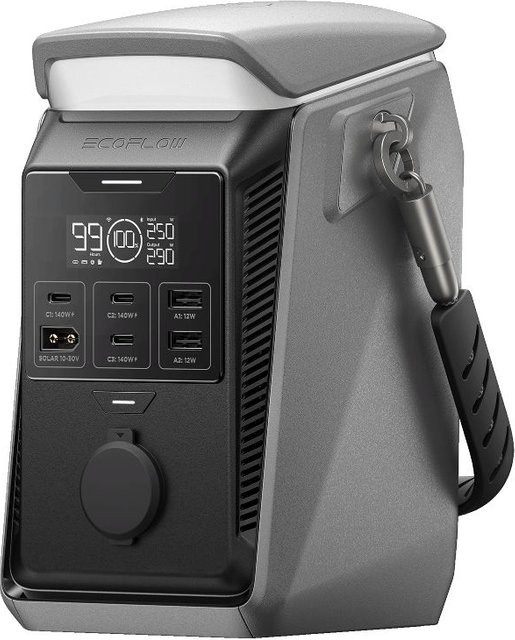 EcoFlow TRAIL Plus 300 DC Tragbare Powerstation Schwarz mit 300 W und 288 Wh - Bild 1