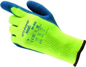 Ansell ActivArmr 80-400 Schutzhandschuh in Blau und Gelb, Größe 7 - Bild 1