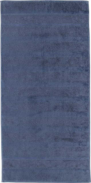 Handtuch NOBLESSE² UNI von cawo in Blau aus Baumwolle - Bild 1
