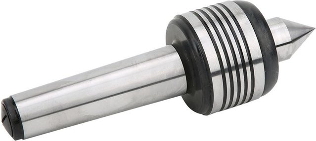 aimo MT4A Live Center Taper aus Kohlenstoffstahl mit Dreifach-Kugellager in Silber, 60 Grad Genauigkeit für kleine Drehmaschinen - Bild 1