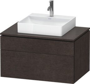 Duravit Waschtischunterschrank L-Cube Wandhängend Grau Matt B/T: 82 x 55 cm - Bild 1