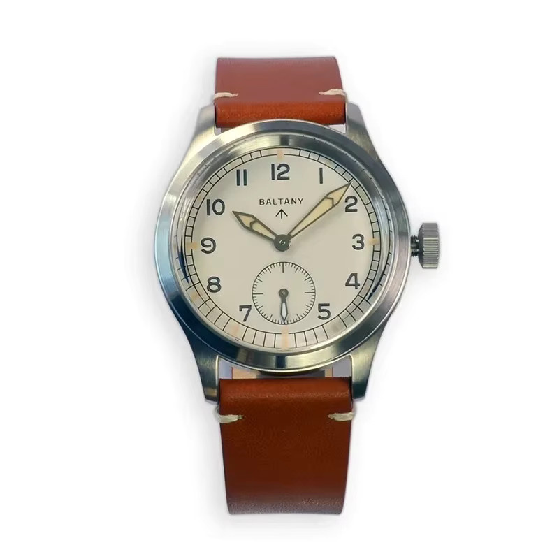 Baltany Armbanduhr Vintage, Quarz, Edelstahl, 39 mm, Herren - Bild 3
