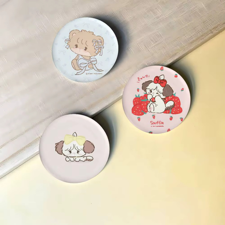 Brosche Mikko Illustrations, Weißblech, Runde Lapel Pins - Bild 1