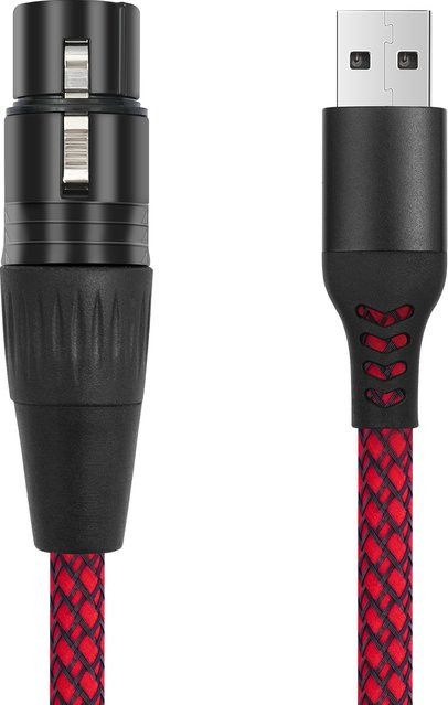 Alloet USB-A auf XLR-Buchse Adapter Kabel für Studio-Audio und Mikrofone - Bild 1