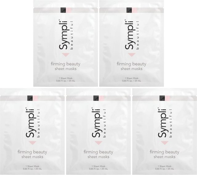 Sympli Beautiful Firming Beauty Sheet Mask Serum, 25 ml, Hyaluronsäure - Bild 1