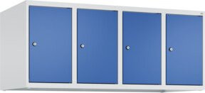 C+P Aufsatzschrank 7035/5010 mit 4 Abteilen, Zylinderschloss und Soft-Close-Türen, B/H/T: 120 x 50 x 50 cm - Bild 1
