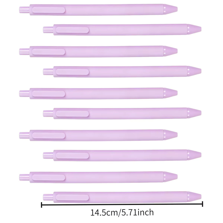 Druckkugelschreiber Set mit Taro Lila und Schwarzer Tinte 1.0 mm für Schüler und Schreibwaren-Liebhaber - Bild 2