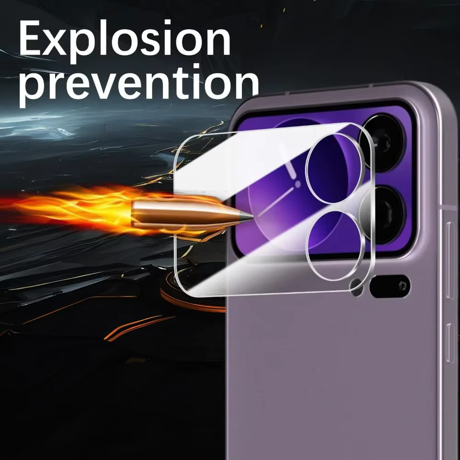 HD Anti-Kratz-Kameraschutz aus gehärtetem Glas für Xiaomi 17 Pro Max, 3D-Kameraobjektivschutz, transparent - Bild 3