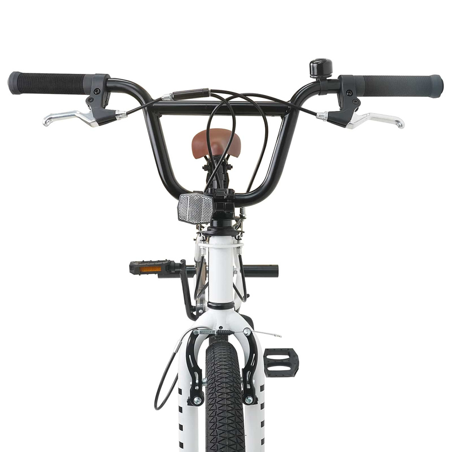VD Home Furnishing BMX-Fahrrad 20 Zoll für Personen über 9 Jahre Weiß - Bild 3