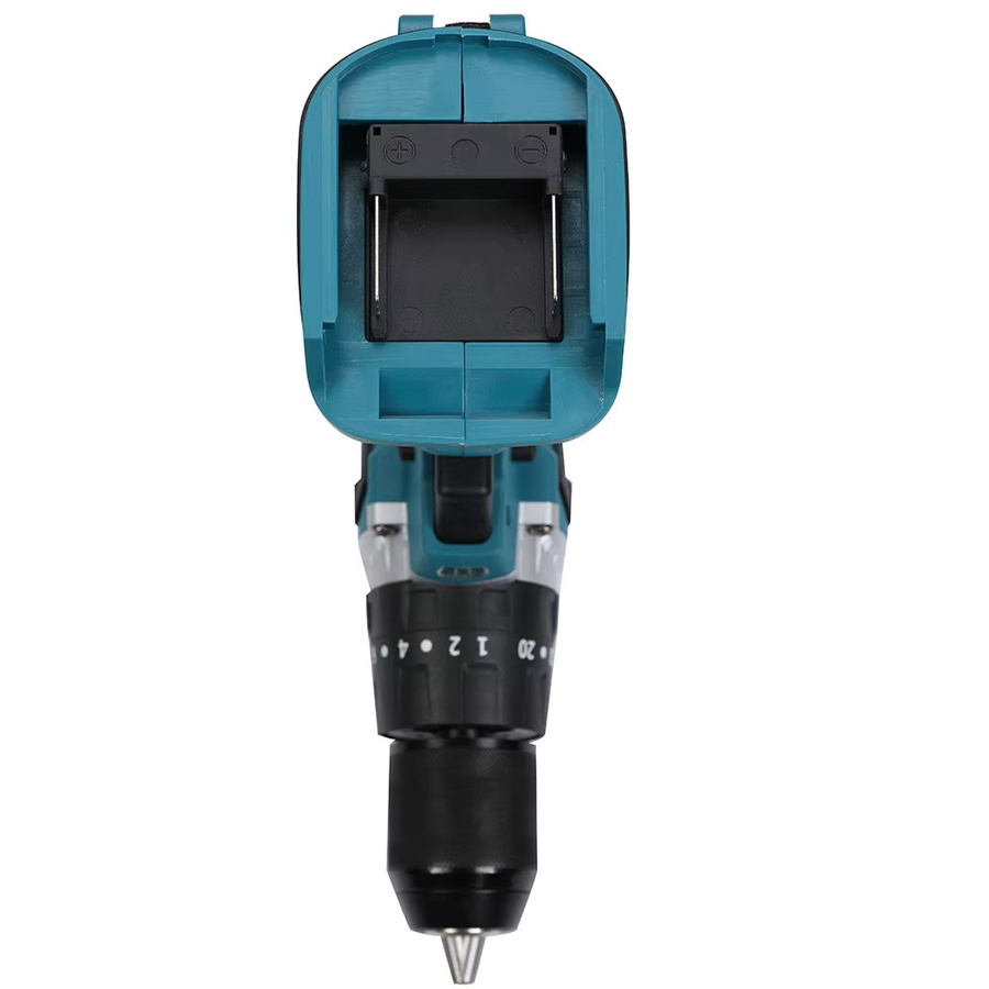 Bürstenlose Akku-Bohrmaschine für Makita LXT Akkus mit variablem Drehmoment und variabler Geschwindigkeit in Blau - Bild 2