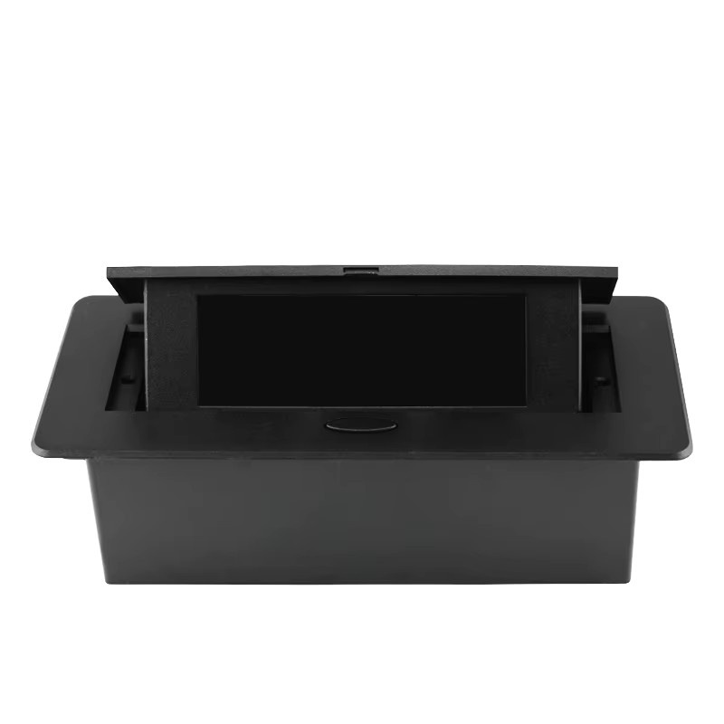 Rewnssin DIY Pop-up Desktop-Steckdose mit universellem Standardmodul in Schwarz - Bild 2