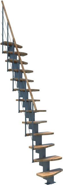 Minka Raumspartreppe Quatro in Grau für eine Geschosshöhe bis 298 cm - Bild 1