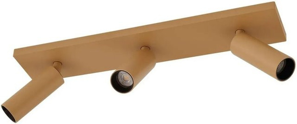 Arcchio Brinja Slim Strahler Braun aus Aluminium und Kunststoff, 3-flammige Deckenleuchte für Flur und Wohnzimmer, GU10, verstellbar