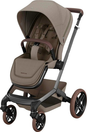 Maxi-Cosi Kombikinderwagen Fame Travel-Set 4in1 inkl. Babyschale Pebble 360 Pro 2, Isofix-Basis FamilyFix 360 Pro und Wickeltasche in Beige
