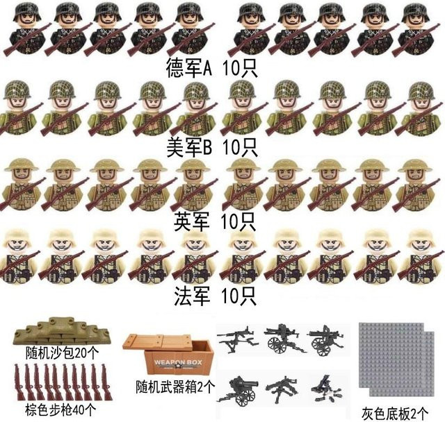 Yiran toy Militärserie Puppenbausatz, Figuren, Lernspielzeug - Bild 1