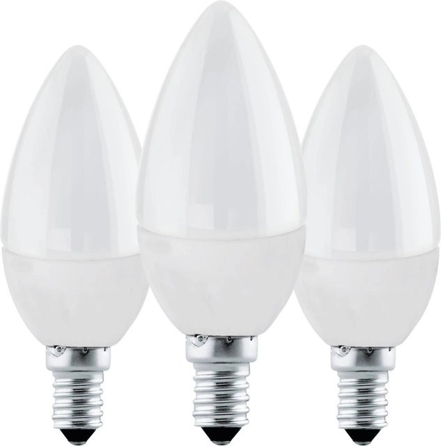 Eglo LED Leuchtmittel E14 Tropfenform in Weiß, 4,9 W, Warmweiß, Transparent - Bild 1