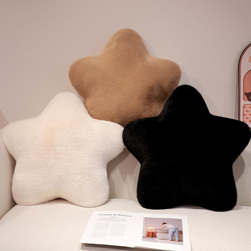 Sternförmiges Wurfkissen von Bai Fen Bai Toys in Gelb, weiches Dekokissen aus Polyester - Bild 3