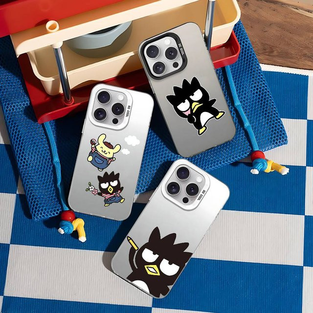 Moetch Maru Kawaii Handyhülle für iPhone 11 bis iPhone 17 Pro Max Plus, stoßfeste Rückseite, Farbe Silber - Bild 1