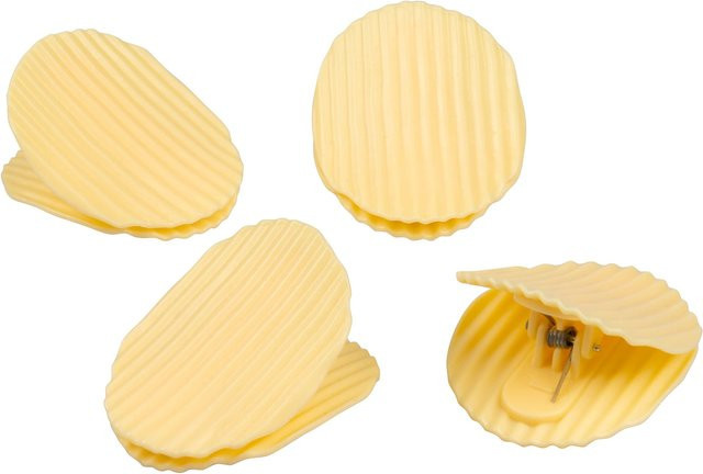 Genialo Verschlussclips aus Kunststoff, 4 Stück, Gelb - Bild 1