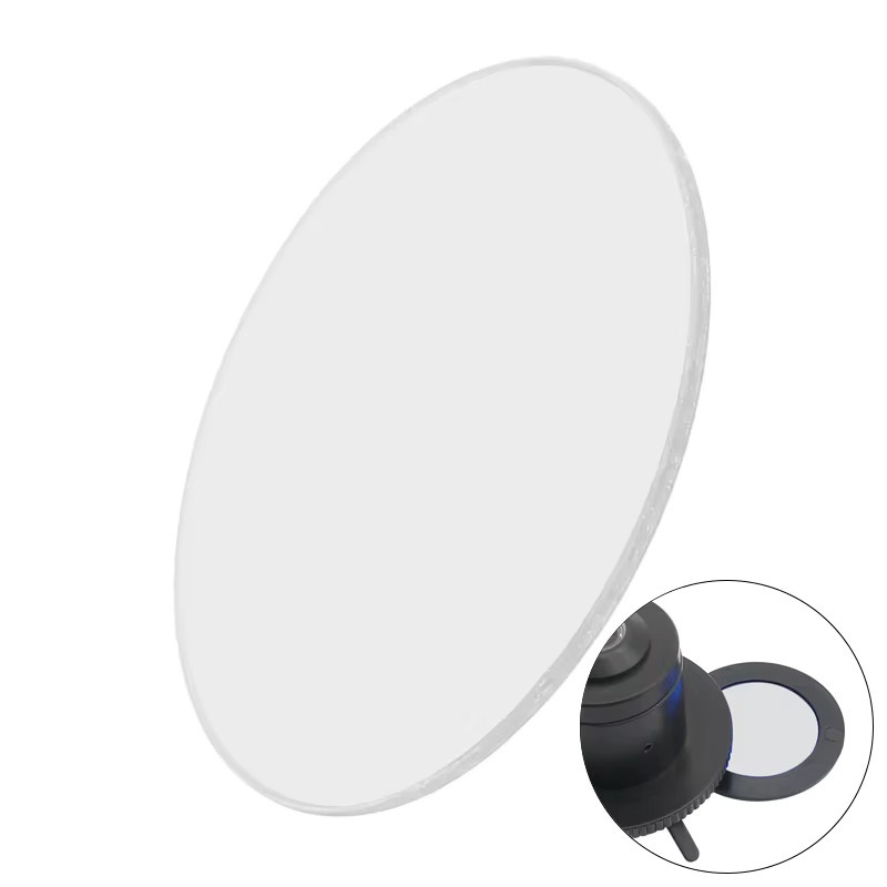 HUILEY Mattierter weißer Glasfilter für optische biologische Mikroskope, Durchmesser: 32 mm, 35 mm, 42 mm, 45 mm - Bild 2