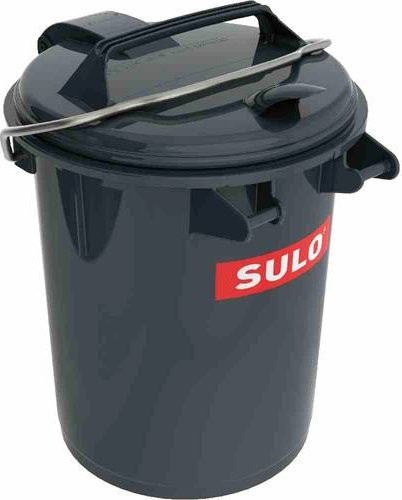 SULO Mülleimer aus Kunststoff in Grau mit 35 l Fassungsvermögen - Bild 1