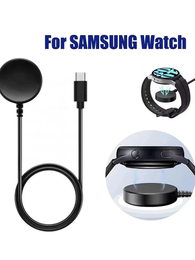 KAFNHCKA Universelles USB-Schnellladekabel für Samsung Galaxy Watch 3 4 Active 1 2 Ladestation Netzteil - Bild 4